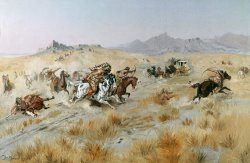Charles Marion Russell The Attack