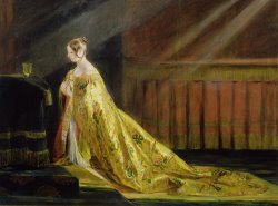 Charles Robert Leslie Queen Victoria in Her Coronation Robe painting