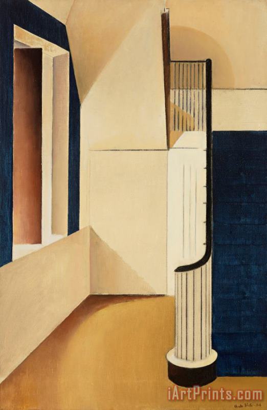 Interior, 1919 painting - Charles Sheeler Interior, 1919 Art Print Interior, 1919 painting - Charles Sheeler Interior, 1919 Art Print