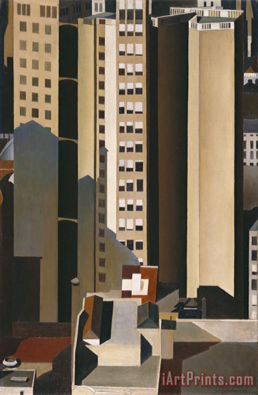 Charles Sheeler Skyscrapers Art Painting