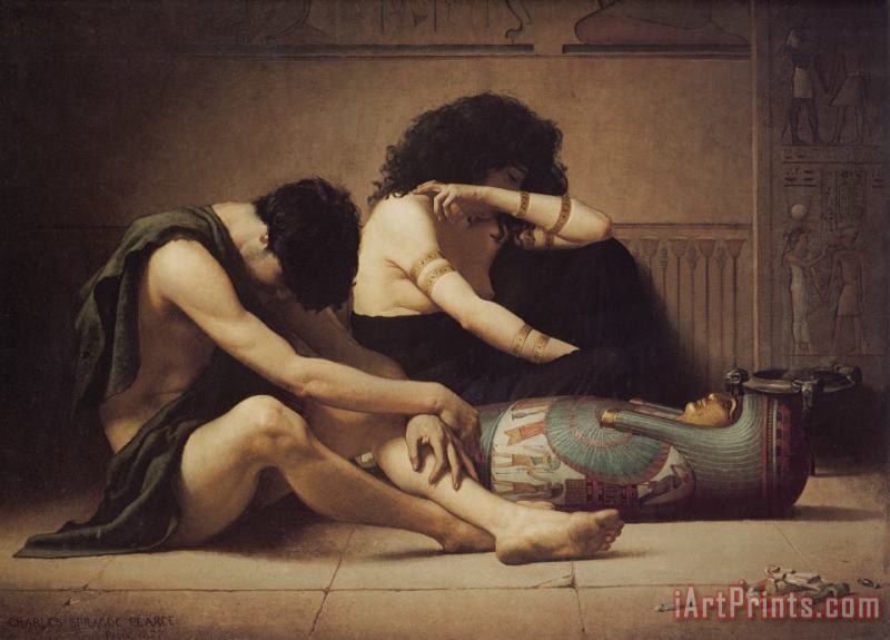Charles Sprague Pearce The Death of The Firstborn Art Print