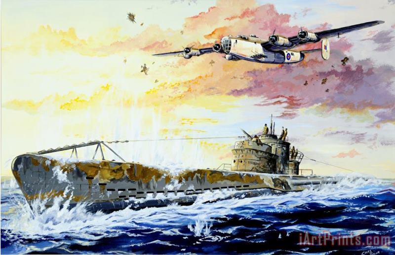 Defending the Coast painting - Charles Taylor Defending the Coast Art Print