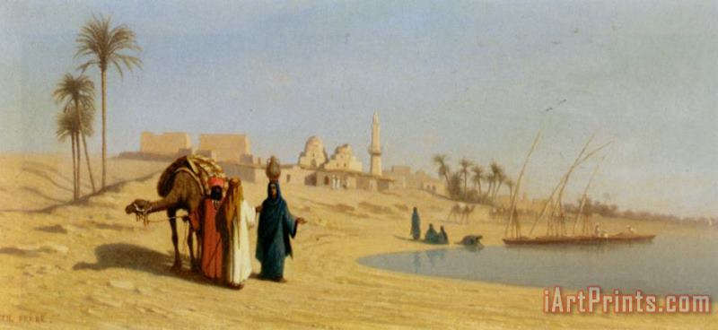 Charles Theodore Frere The Banks of The Nile Art Print