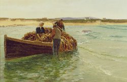 Charles William Bartlett Unloading Kelp Weed