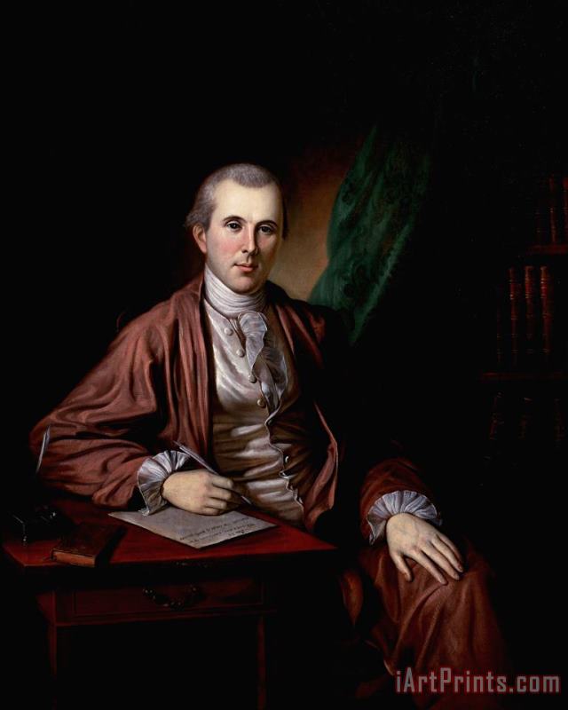 Charles Willson Peale Portrait of Dr. Benjamin Rush Art Print