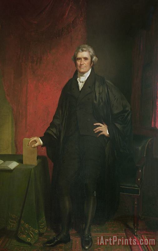 Chester Harding Chief Justice Marshall Art Painting