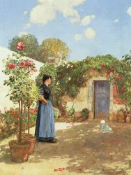 Childe Hassam A Sunny Morning painting