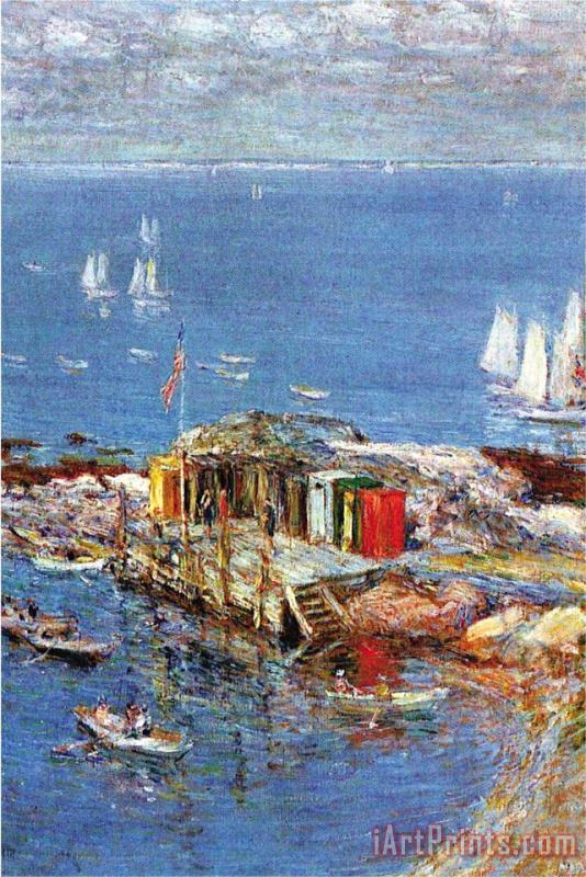 Afternoon in August painting - Childe Hassam Afternoon in August Art Print