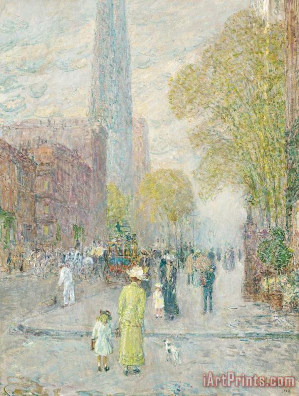 Childe Hassam Cathedral Spires Art Print