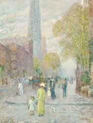 Childe Hassam Cathedral Spires painting