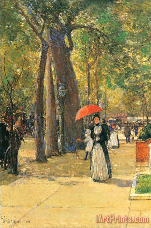 Fifth Avenue And Washington Square painting - Childe Hassam Fifth Avenue And Washington Square Art Print
