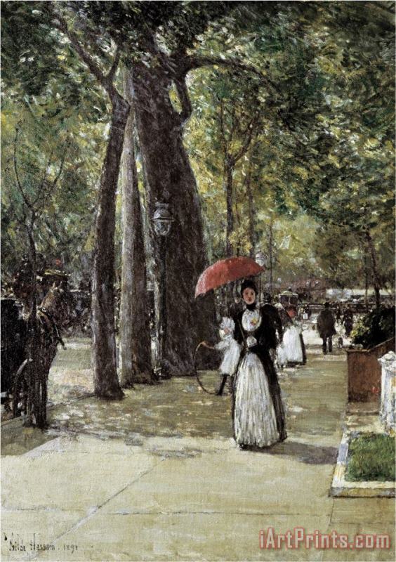 Childe Hassam Fifth Avenue at Washington Square New York Art Painting