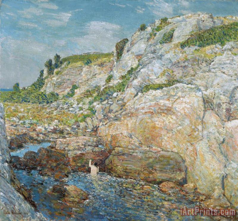 Northeast Gorge at Appledore painting - Childe Hassam Northeast Gorge at Appledore Art Print