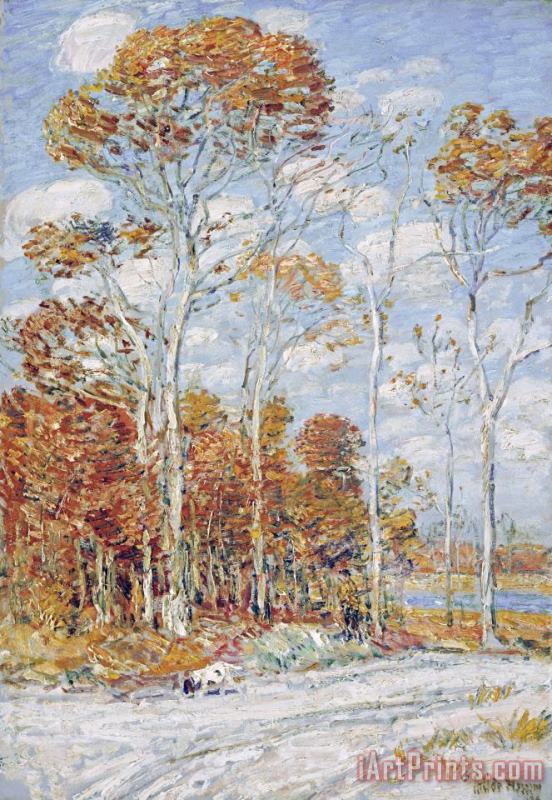 Childe Hassam The Hawk's Nest Art Painting