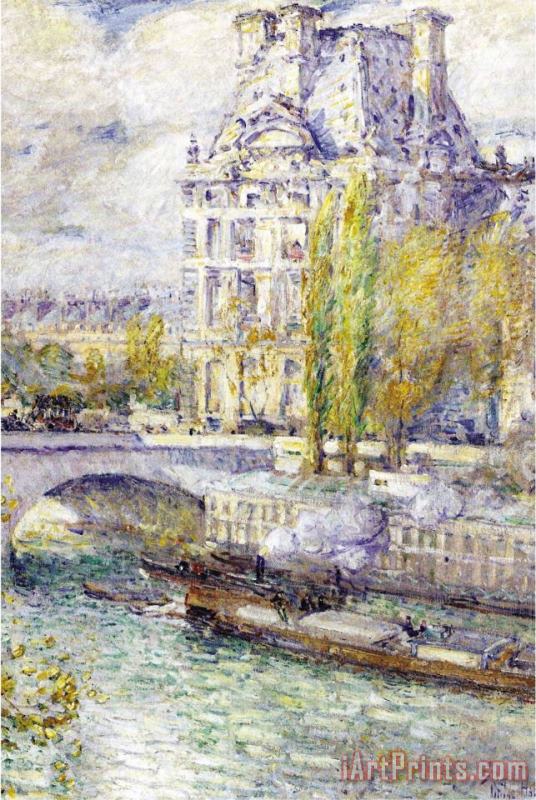 The Louvre on Port Royal painting - Childe Hassam The Louvre on Port Royal Art Print