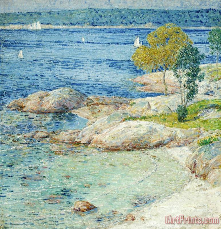 Childe Hassam The Outer Harbour Art Print