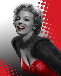 chris consani Marilyn Red