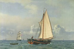 Christoffer Wilhelm Eckersberg The Sea painting