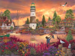 Lighthouse Art for sale - Love Lifted Me by Chuck Pinson