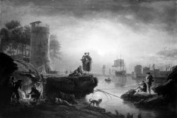 Claude Joseph Vernet Seaport at Sunrise