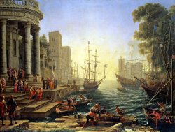 Claude Lorrain Seaport with the Embarkation of Saint Ursula