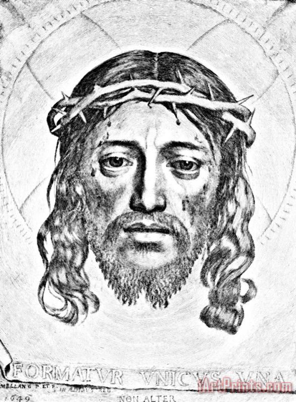 Veil Of Saint Veronica Engraving painting - Claude Mellan Veil Of Saint Veronica Engraving Art Print