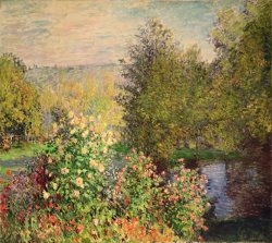 Claude Monet A Corner of the Garden at Montgeron painting