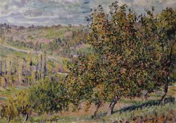 Claude Monet Apple Blossom painting