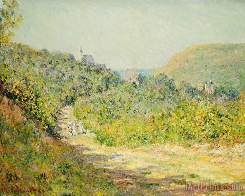 Aux Petites Dalles painting - Claude Monet Aux Petites Dalles Art Print