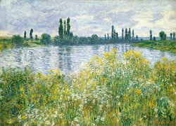Claude Monet Banks Of The Seine Vetheuil painting