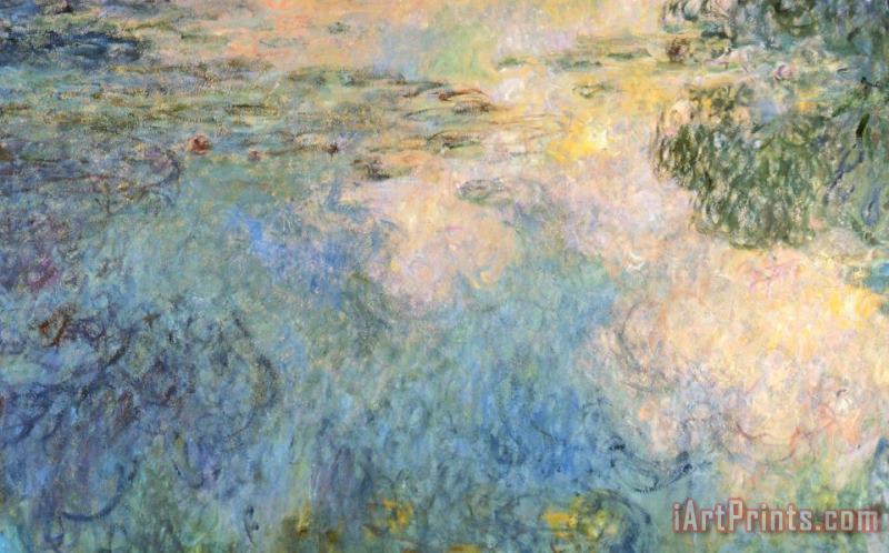 Claude Monet Basin Of Water Lilies Art Painting