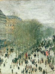 Claude Monet Boulevard des Capucines painting