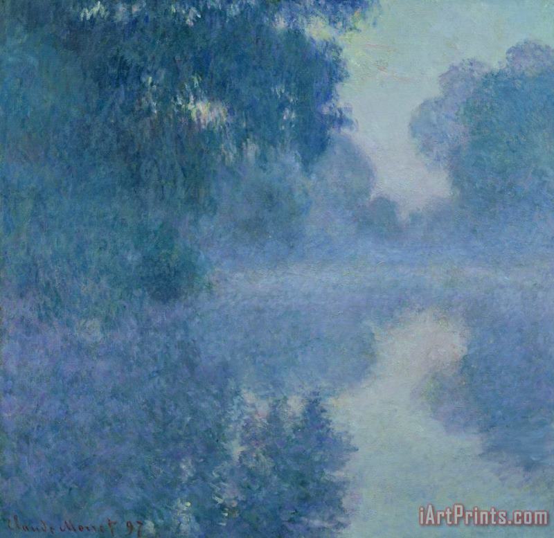 Branch of the Seine near Giverny painting - Claude Monet Branch of the Seine near Giverny Art Print