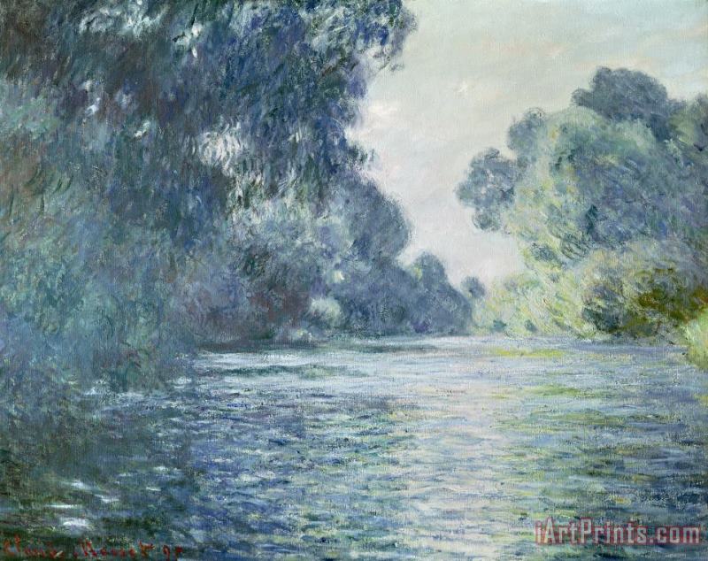 Claude Monet Branch of the Seine near Giverny Art Painting