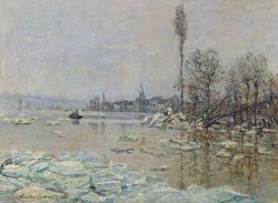 Claude Monet Breakup of Ice painting