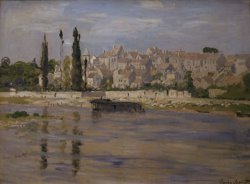 Claude Monet Carrieres Saint Denis painting