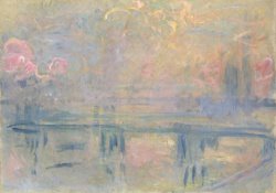 Claude Monet Charing Cross Bridge painting