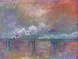 Claude Monet Charing Cross Bridge painting