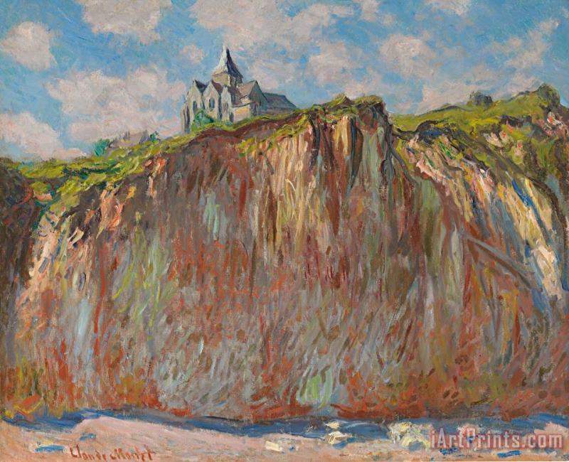 Claude Monet Church at Varengeville Morning Effect Art Print