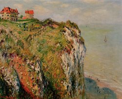 Claude Monet Cliff at Dieppe painting