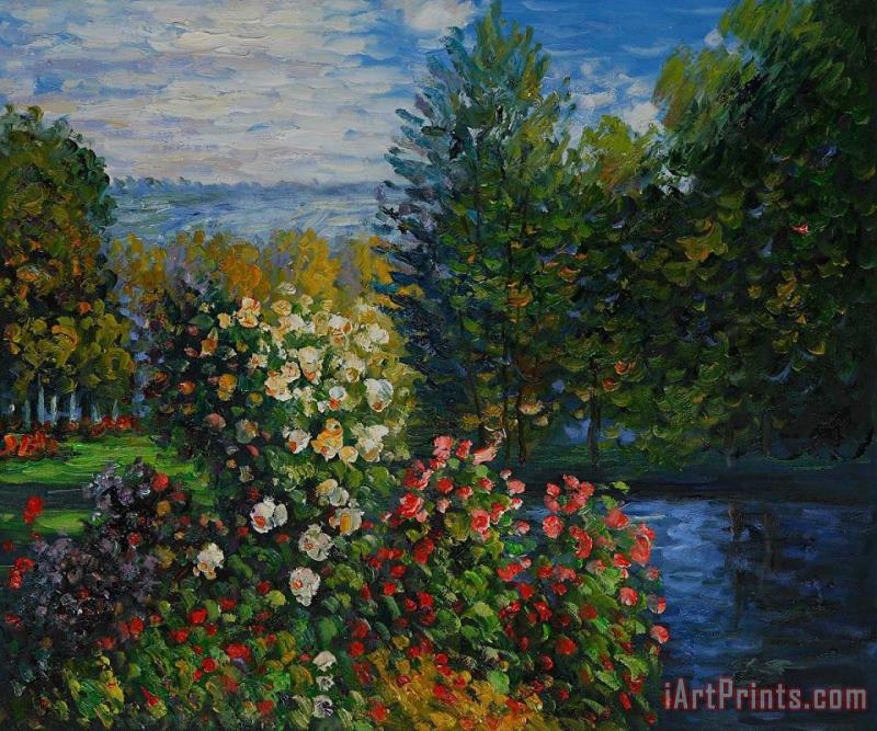 Claude Monet Corner Of The Garden At Montgeron Art Painting