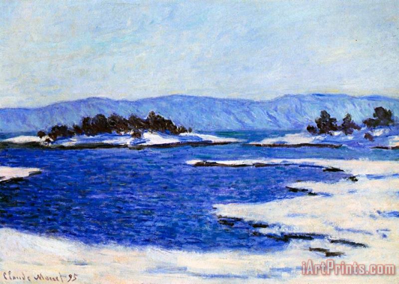 Claude Monet Fjord at Christiania Art Print