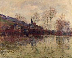 Claude Monet Floods at Giverny painting