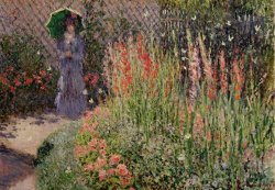 Claude Monet Gladioli painting