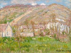Claude Monet Hamlet on the Cliffs near Giverny