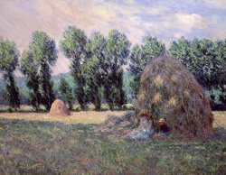 Claude Monet Haystacks painting