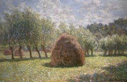 Claude Monet Haystacks at Giverny painting
