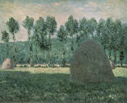 Claude Monet Haystacks near Giverny painting