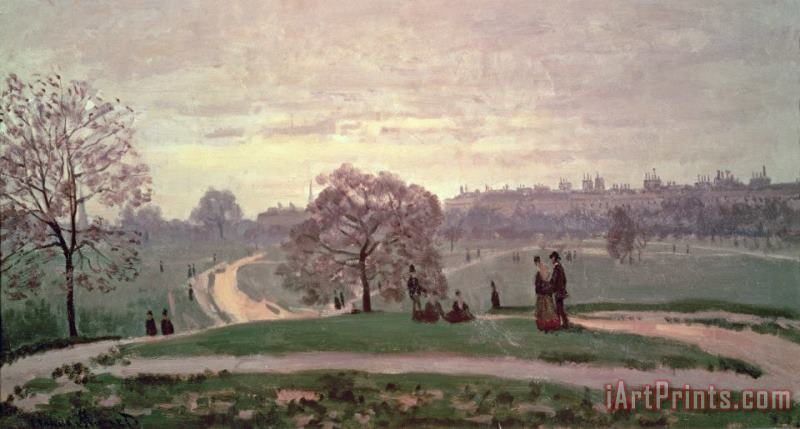 Claude Monet Hyde Park Art Painting