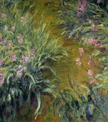 Claude Monet Iris painting